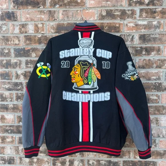 Chicago Blackhawks 2010 Stanley Cup Champions varsity jacket - Picture 3 of 12